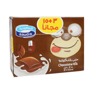 السعودية حليب بالشوكولاتة ١٨*٢٠٠مل