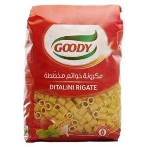 قودي مكرونة رقم 10 خواتم مخططة - 450 غرام
