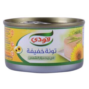 قودي       تونة بزيت دوار الشمس - 185 غرام