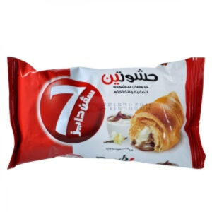 سفن دايز كروسان بحشوتين الفانيلا و الكاكاو ٥٥غرام