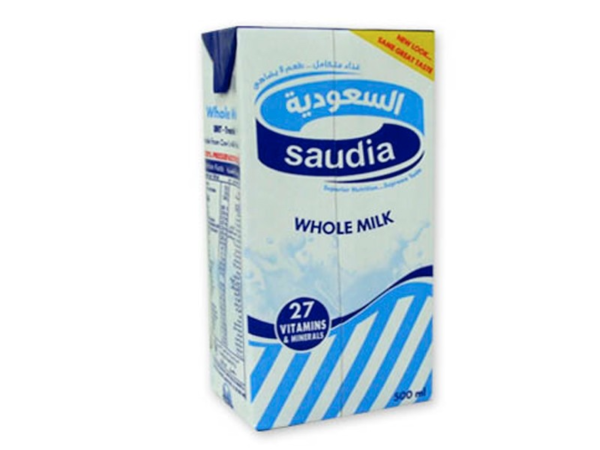 السعودية حليب كامل الدسم ٥٠٠مل