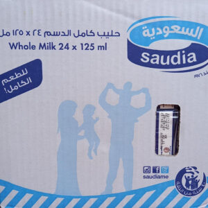 السعودية حليب كامل الدسم ٢٤*١٢٥مل