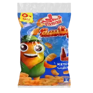 تسالي ليز وناسة بالكاتشب 18 غ