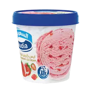 ايس كريم السعودية كاسه فاخره فراوله